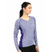 Women's Electrify CoolCore® Long Sleeve V-Neck T-Shirt Thumbnail