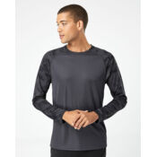 Unisex Cayman Performance Camo Colorblocked Long Sleeve T-Shirt Thumbnail