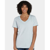Women's Garment-Dyed V-Neck T-Shirt Thumbnail