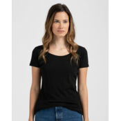 Women's Poly-Rich Scoop Neck T-Shirt Thumbnail