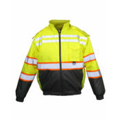 Unisex Economy Contrast Class 3 Bomber Jacket Thumbnail