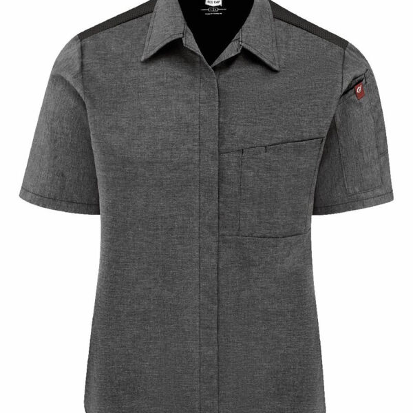 Women's Poplin Airflow Cook Shirt with OilBlok Thumbnail