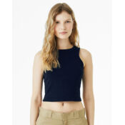 Women's Micro Rib Racer Tank Thumbnail