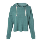 Women's Angel Fleece Crop Hooded Sweatshirt Thumbnail