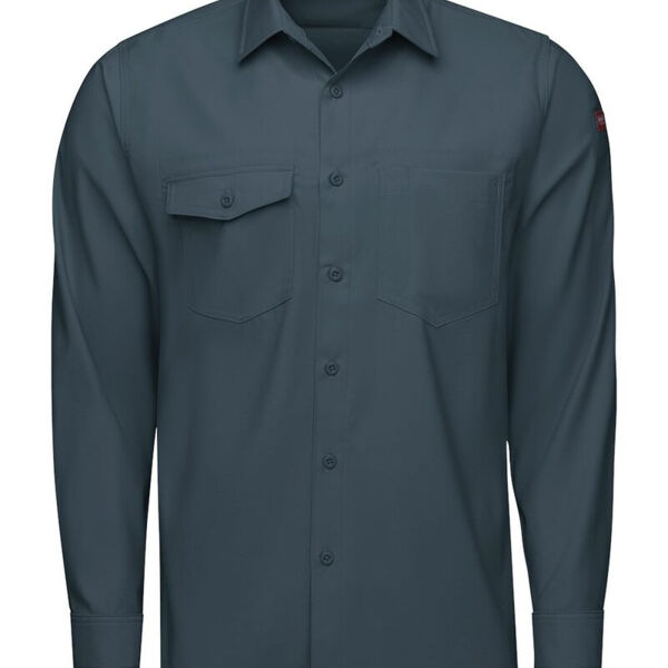 Men's Tall Cooling Long Sleeve Work Shirt Thumbnail