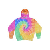 Unisex Tie-Dyed Full-Zip Hooded Sweatshirt Thumbnail