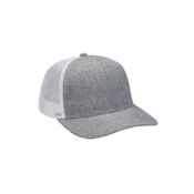Heather Woven/Soft Mesh Trucker Style Cap Thumbnail