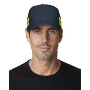 Trucker Reflector High-Visibility Constructed Cap Thumbnail