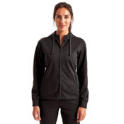 Women's Spun Dyed Full-Zip Hooded Sweatshirt Thumbnail