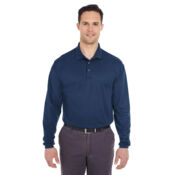 Men's Cool & Dry Long Sleeve Mesh Piqué Polo Thumbnail