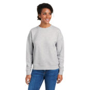 Women's Garment-Dyed Crewneck Sweatshirt Thumbnail