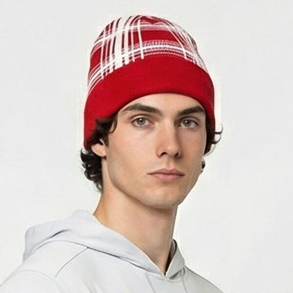 Pennant Mega-Plaid Beanie Thumbnail