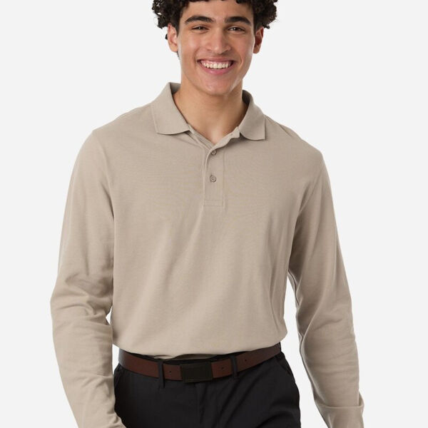 Men's Valiant Cotton Snag Protect Long-Sleeve Polo Thumbnail