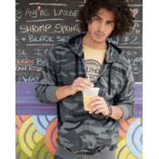 Men's Camo Full-Zip Hooded Sweatshirt Thumbnail
