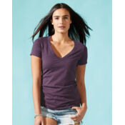 Women’s CVC Deep V-Neck T-Shirt Thumbnail