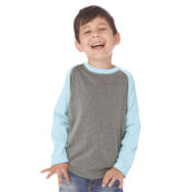 Youth CVC Three-Quarter Sleeve Raglan T-Shirt Thumbnail