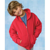 Youth EcoSmart® Full-Zip Hooded Sweatshirt Thumbnail
