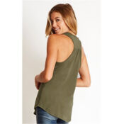 Women's Gathered Racerback Tank Thumbnail
