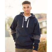 Men's Sport Lace Colorblocked Fleece Hooded Sweatshirt Thumbnail