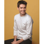 USA-Made Long Sleeve T-Shirt with a Pocket Thumbnail