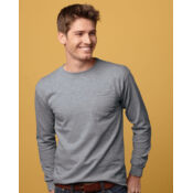 Union-Made Long Sleeve T-Shirt with a Pocket Thumbnail