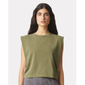 Garment-Dyed Women's Heavyweight Muscle Tee Thumbnail