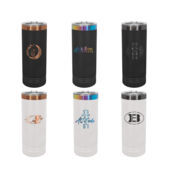  Polar Camel 22 oz. ION-Plated Skinny Tumbler with Slider Lid Thumbnail