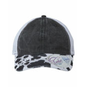 Women's Printed Visor with Mesh Back Cap Thumbnail