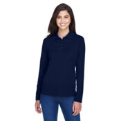 Women's Pinnacle Performance Long Sleeve Piqué Polo Thumbnail