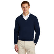 Cotton Stretch V Neck Sweater Thumbnail