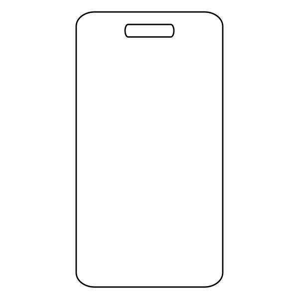 Unisub Sublimation Blank FRP Bag Tag - 3" x 5.5" - Rectangle Thumbnail